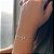 Pulseira Veneziana Estrela Cravejada Folheada a Prata 925 - Imagem 1