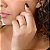 Anel Circunflexo Cravejado Folheado a Ouro 18k - Imagem 1