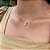 Colar Menina Cravejada Folheado a Ouro 18K - Imagem 1
