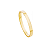 Anel Fio Liso Folheado a Ouro 18K - Imagem 2