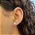 Brinco Ponto de Luz 10mm Folheado a Ouro 18K - Imagem 1