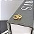 Argola Cravejada Pequena Dois Fios Dourada Folheada a ouro 18K - Imagem 1