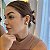 Brinco Quadrado Liso Folheado a Ouro 18K - Imagem 1