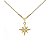 Colar Estrela Zircônia Folheado a Ouro 18K - Imagem 1