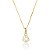 Colar Nossa Senhora Manto Liso Folheado a Ouro 18k - Imagem 2