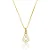 Colar Nossa Senhora Manto Liso Folheado a Ouro 18k - Imagem 2