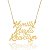 Colar Personalizado 3 Nomes Folheado a Ouro 18K - Imagem 1