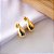 Brinco Gota Abaulada Folheado a Ouro 18k - Imagem 1