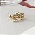Piercing 3 Flores Folheado a Ouro 18k - Imagem 1