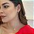 Colar Inicial Corrente Retangular Folheado a Ouro 18k - Imagem 2
