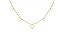 Choker Corações Vazados Soldados Folheado a Ouro 18k - Imagem 2