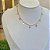 Colar Choker Correntinha com Pingentes de Corações Lisos Folheado a Ouro 18k - Imagem 1