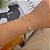 Pulseira Cartier 0,7mm com 5 Bolas Folheado a Prata 925 - Imagem 2