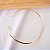 Chocker Aro Laminado Folheado a Ouro 18k - Imagem 1