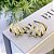 Brinco Earcuff Garras Lisas e Cravejadas Folheado a ouro 18K - Imagem 1