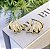 Brinco Earcuff Garras Lisas e Cravejadas Folheado a ouro 18K - Imagem 1