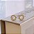 Brinco Circulo Cravejado Ponteiras Folheado a ouro 18K - Imagem 1