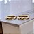Brinco de Argola Slim Cravejada com Zirconias Cristais e Baguete Verde Folheado a ouro 18K - Imagem 1