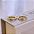 Brinco de Argola Slim Cravejada com Zirconias Cristais e Gota Cristal Folheado a ouro 18K - Imagem 1