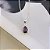 Colar Gota Zirconia Lilás e Borda Cravejada com Zirconias Cristal Folheado a Prata 925 - Imagem 1