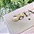 Colar Redondo Com Zirconia Cristal Central e Borda Cravejada Folheado a ouro 18K - Imagem 1