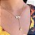 Colar Gravatinha Mae Folheado a ouro 18K - Imagem 1
