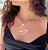Colar de Letra Mega Folheado a ouro 18K - Imagem 1