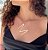 Colar de Letra Mega Folheado a ouro 18K - Imagem 1