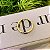 Piercing de Argola Fio Tubo Enrolado G Folheado a ouro 18K - Imagem 1