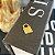 Pingente Cadeado Only Love Sets Free Folheado a ouro 18K - Imagem 1