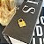 Pingente Cadeado Only Love Sets Free Folheado a ouro 18K - Imagem 1