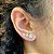 Trio de Ponto de Luz Gota Cristal Folheado a ouro 18K - Imagem 1