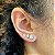Trio de Ponto de Luz Gota Cristal Folheado a ouro 18K - Imagem 2