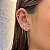 Piercing Florzinha Cravejada 10mm Folheado a ouro 18K - Imagem 2