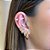 Piercing Coração Abaulado Cravejado Folheado a ouro 18K - Imagem 2