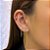 Piercing Cluster Navetes Lisos e Cristal Folheado a ouro 18K - Imagem 2