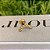 Piercing Navetes Circunflexo Zircônias Cristal Folheado a ouro 18K - Imagem 1