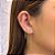 Piercing Navetes Circunflexo Zircônias Cristal Folheado a ouro 18K - Imagem 1