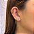Piercing Navetes Circunflexo Zircônias Cristal Folheado a ouro 18K - Imagem 2