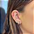 Piercing Borboletinha Rastro de Luz Folheado a ouro 18K - Imagem 2