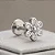 Piercing Flor Pétalas Zircônias Redondas Steel - Imagem 2