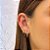 Piercing Argola Segmentada Torcida 8mm Folheado a ouro 18K - Imagem 2