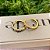 Brinco de Argola 1 Fio Cravejado Slim Rainbow G Folheado a ouro 18K - Imagem 1