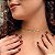 Colar Choker Rabo de Rato e Folhas Lisas Folheado a ouro 18K - Imagem 2