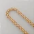 Choker Corrente Trançada Laminada Folheado a ouro 18K - Imagem 1