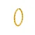 Piercing de Argola Fio Tubo Enrolado M Folheado a ouro 18K - Imagem 1