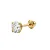 Piercing Ponto de Luz Tarraxa Baby Folheado a ouro 18K - Imagem 1