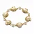 Pulseira Conchas e Pérolas Folheada a Ouro 18k - Imagem 1