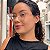 Brinco de Argola Cravejada 3 Fios P Folheado a ouro 18K - Imagem 1