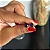 Brinco Gota Safira Zirconia Galeria Folheado a ouro 18K - Imagem 2